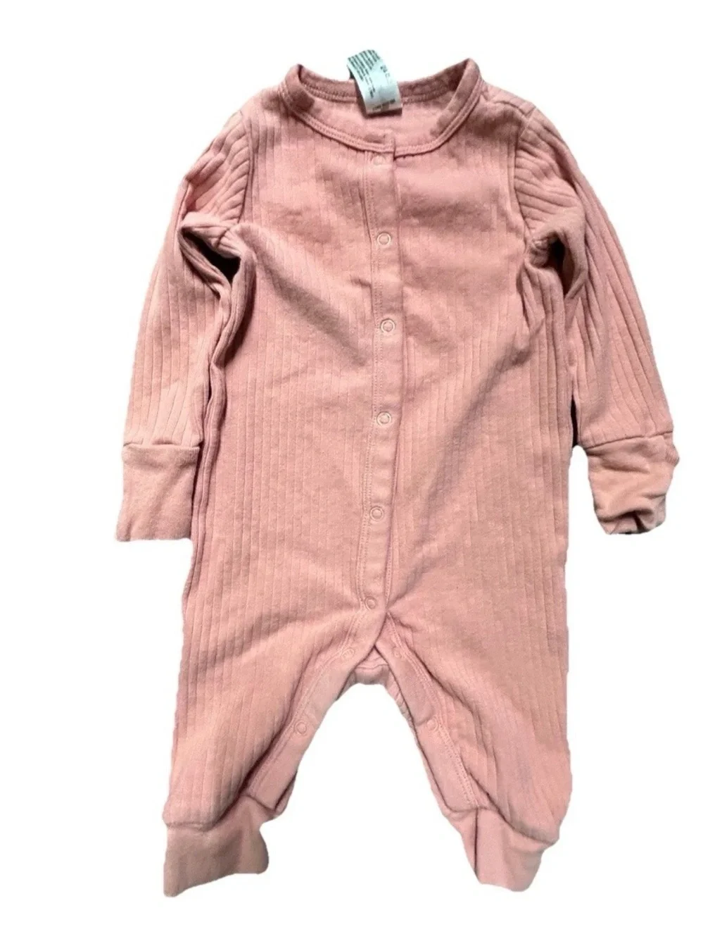 Baby Girl Footie Pajamas Little Sister Clouds Dogs Size 0-3 Months